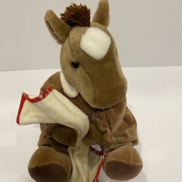 Aurora Baby 11” Plush Horse With White Blanket Plush Stuffed Animal - READ - Picture 2 of 12